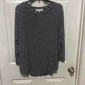 LOFT Classic Striped Long Sleeve Top